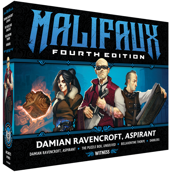 Malifaux 4E: Arcanists Damian Ravencroft Aspirant (EN)