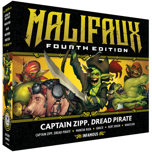 Malifaux 4E: Outcasts Captain Zipp Dread Pirate (EN)