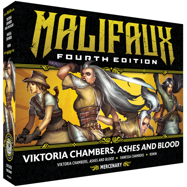 Malifaux 4E: Outcasts Viktoria Chambers Ashes and Blood (EN)