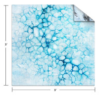 Monster Scenery: 3x3 Fuss Ice Floe/Frozen Tundra...