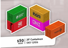 Monster Scenery: 20 Foot Containers