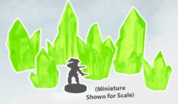 Monster Scenery: Peridot Crystals