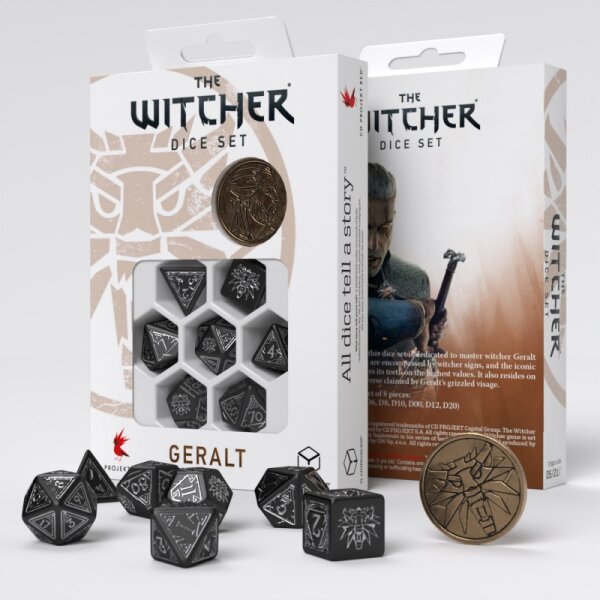 The Witcher Dice Set: Geralt - Silver Sword