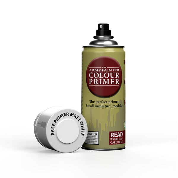 Army Painter - Base Primer - Matt White Spray (400ml)