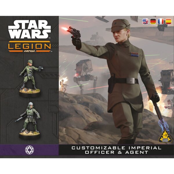 Star Wars Legion: Customizable Imperial Officer & Agent (DE/EN)