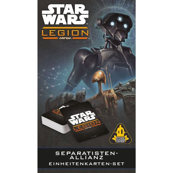 Star Wars Legion: Separatisten-Allianz Einheitenkarten-Set (DE)