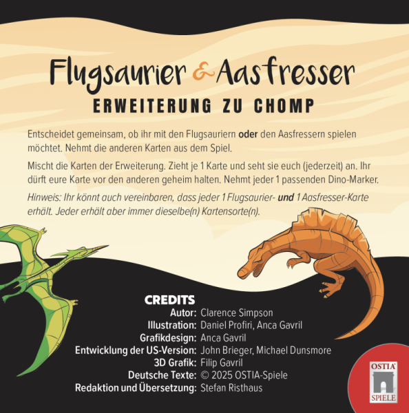 Chomp: Flugsaurier und Aasfresser (DE)