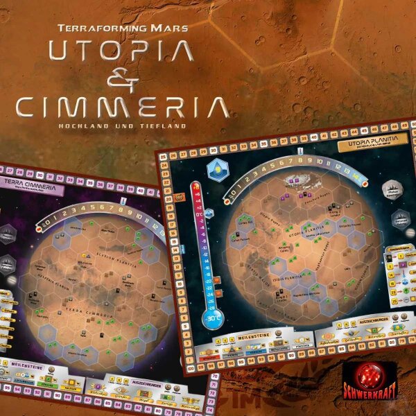Terraforming Mars: Utopia & Cimmeria (DE)