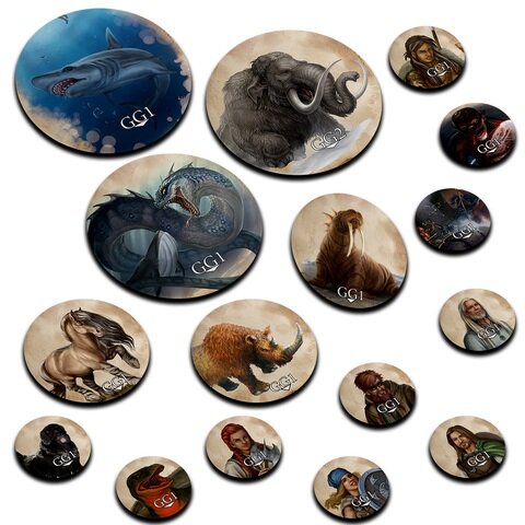 Acrylmarker-Set - Die Gestade des Gottwals (DE)