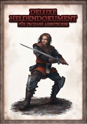 Deluxe Heldendokument für profane Abenteurer (DE)