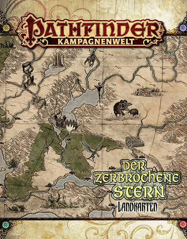 Der Zerbrochene Stern Landkartenset (DE)