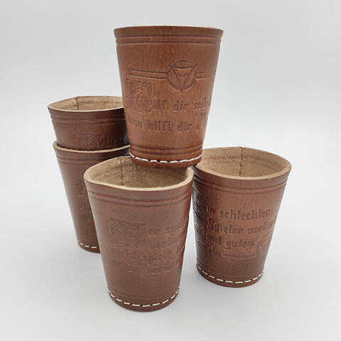 DSA - Aventurische Würfelspiele - Deluxe-Würfelbecherset