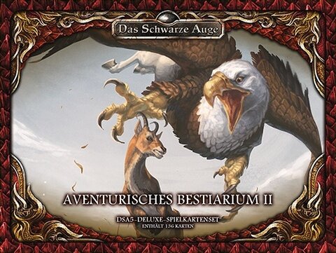 DSA5 Spielkartenset Aventurisches Bestiarium 2 Deluxe (DE)
