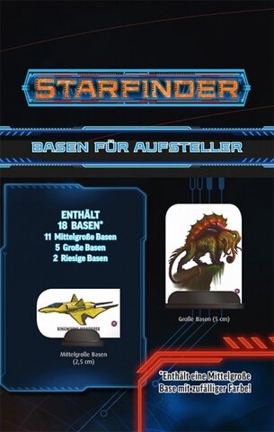 Starfinder RPG/Pathfinder RPG: Basen für Aufsteller (DE)