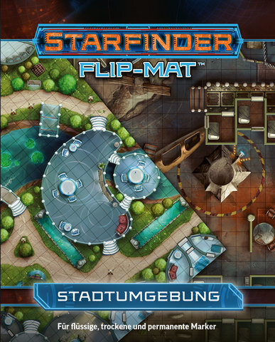Starfinder RPG: Flip-Mat: Stadtumgebung (DE)