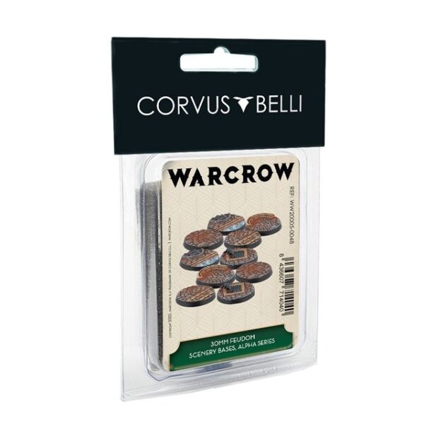 Warcrow: Feudom - 30mm Scenery Bases, Alpha Series