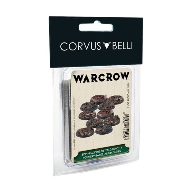 Warcrow: Scions of Yaldabaoth - 30mm Scenery Bases, Alpha Series