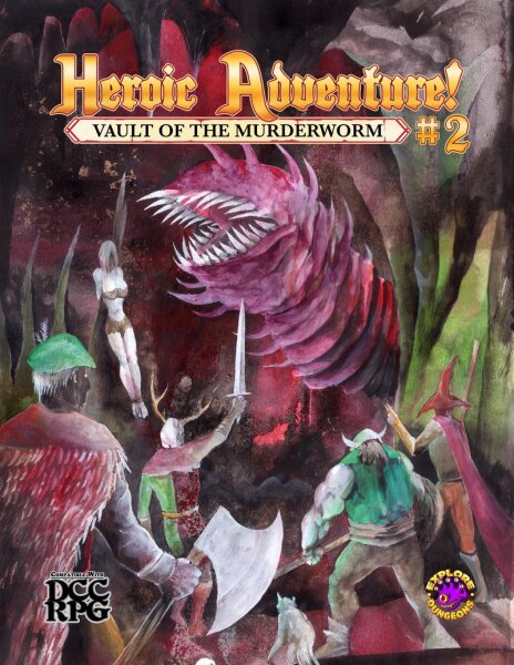 DCC Heroic Adventure! #2 Vault of the Murderworm Deluxe Edition (Alt Cover) (EN)