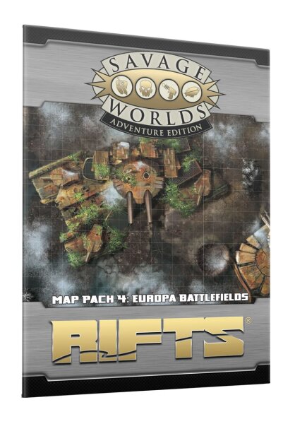 Savage Worlds: RIFTS - Worlds Map Pack 4 - Europa Battlefields (EN)