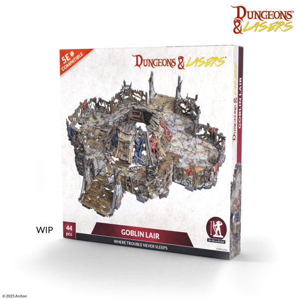 Dungeons & Lasers: Goblin Lair Pre-Painted (EN)
