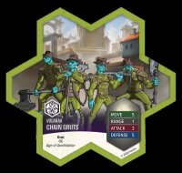 HeroScape: Chain Gruts and Ramosaur Rider Army Expansion (EN)