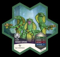 HeroScape: Elites of Ullar and Ranoc Vipers Army Expansion (EN)