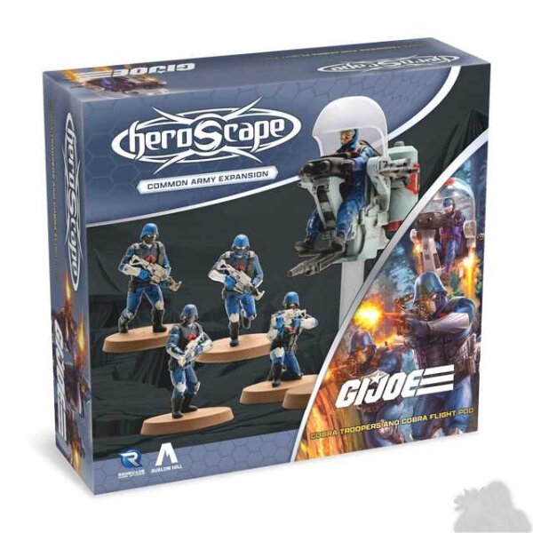 HeroScape: G.I. JOE - COBRA Troopers and COBRA Flight Pod Army Expansion (EN)