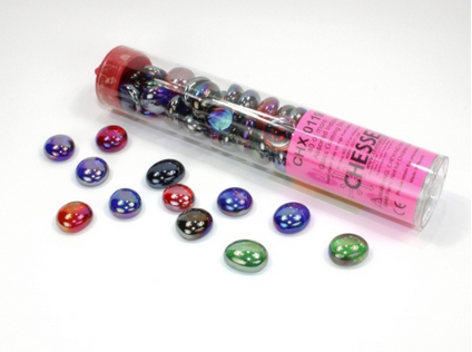 Chessex Assorted Iridized Glass Stones