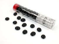 Chessex Black Opal Gaming Stones (40+ stones per tube)