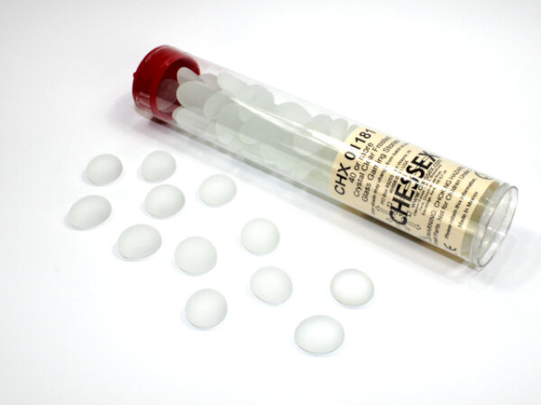 Chessex Crystal Clear Frosted Gaming Stones (25+)