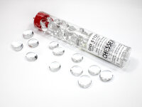 Chessex Crystal Clear Gaming Stones (40+ stones per tube)