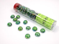 Chessex Crystal Green Iridized Gaming Stones (40+)