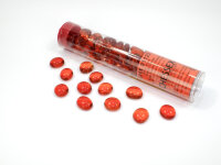 Chessex Crystal Orange Gaming Stones (40+ stones per tube)