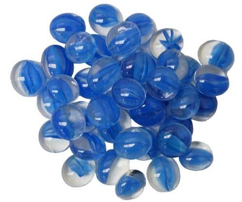 Chessex Dark Blue Catseye Gaming Stones (40+ stones per tube)