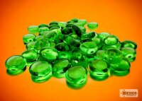 Chessex Gaming Stones Translucent Green (40+) 12-14mm