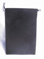Chessex Velour Dice Bags Large Black 5x7 Inch