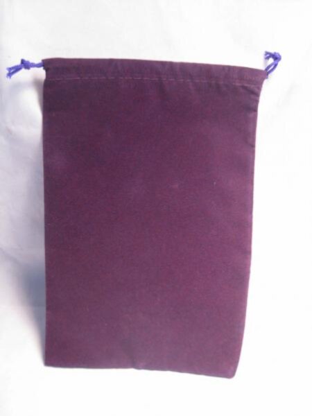 Chessex Velour Dice Bags Large Purple 5x7 Inch
