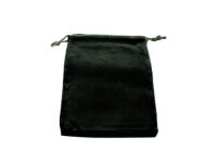 Chessex Velour Dice Bags Small Black 4x6 Inch