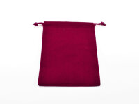 Chessex Velour Dice Bags Small Burgundy 4x6 Inch