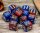 Chessex 16mm WWII Dice United Kingdom Gemini Blue-Red/White (12)