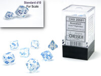Chessex Borealis Mini-Polyhedral Icicle/Light Blue...