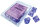 Chessex Borealis Purple/white Luminary Set of Ten d10s