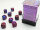 Chessex Dice Sets Blue-Purple/Gold Gemini 12mm d6 (36)