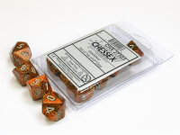 Chessex Dice Sets Glitter Polyhedral Gold/Silver d10 Set...