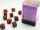 Chessex Dice Sets Purple-Red/Gold Gemini 12mm d6 (36)
