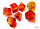 Chessex Gemini Polyhedral Translucent Red-Yellow/gold 7-Die Set
