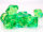Chessex Gemini Translucent Green-Teal/yellow Set of 10 d10s