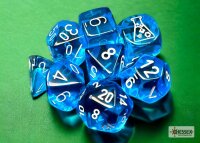 Chessex Lab Dice 7 Translucent Polyhedral Tropical...