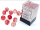 Chessex Nebula 12mm d6 Red/silver Luminary Dice Block (36 dice)