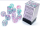 Chessex Nebula 16mm d6 Wisteria/white Luminary Dice Block (12 dice)
